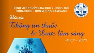 Bản tin Thông tin thuốc và Dược lâm sàng số 7-2020